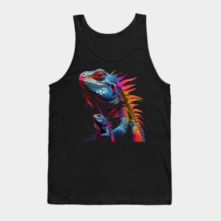 Iguana Fathers Day Tank Top